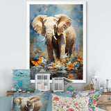 Majestic Elephant In The Wild - Gray Gorilla Wall Art