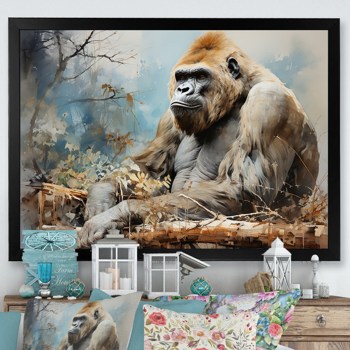 Gorillas Reverie - Gorilla Home Decor Art