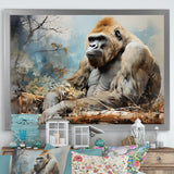 Gorillas Reverie - Gorilla Home Decor Art