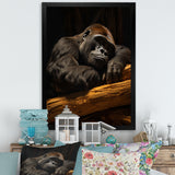 Gorillas Siesta - Gorilla Living Room Wall Art