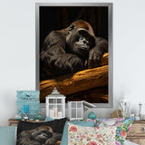 Gorillas Siesta - Gorilla Living Room Wall Art