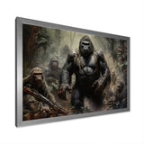 Gorilla Soldier Jungle Journey - Gorilla Bedroom Wall Art