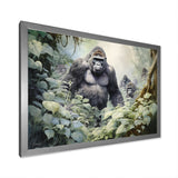 Gorilla Jungle Journey - Gorilla Canvas Wall Art