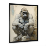 Thoughtful Gorilla - Gorilla Wall Art Prints