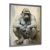 Thoughtful Gorilla - Gorilla Wall Art Prints