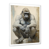 Thoughtful Gorilla - Gorilla Wall Art Prints