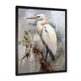 Majestic Blue Heron Horizon - Animals Canvas Wall Art