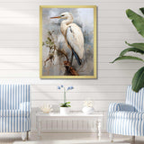 Majestic Blue Heron Horizon - Animals Canvas Wall Art