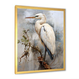 Majestic Blue Heron Horizon - Animals Canvas Wall Art