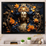 Hinduism Kubera Treasure Topaz God I - Spiritual Canvas Wall Art