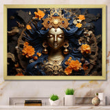 Hinduism Kubera Treasure Topaz God I - Spiritual Canvas Wall Art