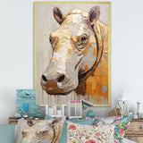 Hippopotamus Portrait - Hippopotamus Home Decor Art