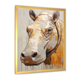 Hippopotamus Portrait - Hippopotamus Home Decor Art