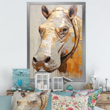 Hippopotamus Portrait - Hippopotamus Home Decor Art