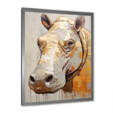Hippopotamus Portrait - Hippopotamus Home Decor Art