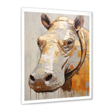 Hippopotamus Portrait - Hippopotamus Home Decor Art