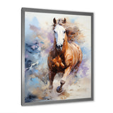 Galloping Horse In Action - Horse Large Canvas Wall Art