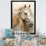 Sophisticated Horse Portrait - Horse Living Room Wall Art