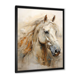 Sophisticated Horse Portrait - Horse Living Room Wall Art