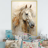 Sophisticated Horse Portrait - Horse Living Room Wall Art