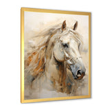 Sophisticated Horse Portrait - Horse Living Room Wall Art