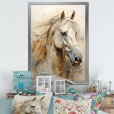 Sophisticated Horse Portrait - Horse Living Room Wall Art