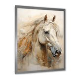 Sophisticated Horse Portrait - Horse Living Room Wall Art