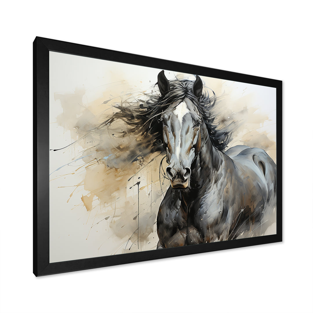 Hooves In Harmony Horse - Horse Canvas Wall Art