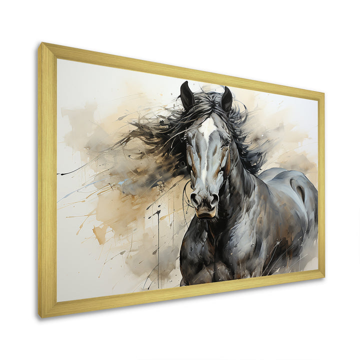 Hooves In Harmony Horse - Horse Canvas Wall Art