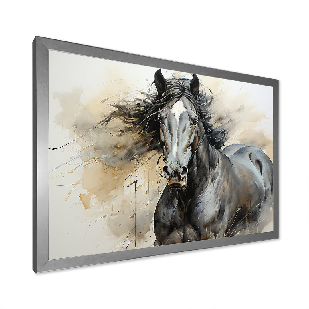 Hooves In Harmony Horse - Horse Canvas Wall Art