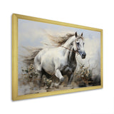 Minimalist Horse Stride - Horse Canvas Wall Art