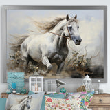 Minimalist Horse Stride - Horse Canvas Wall Art