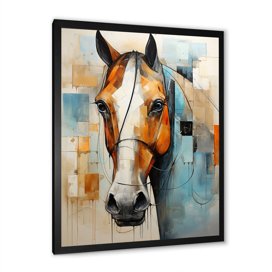 Horse Grace Portrait - Brown Horse Wall Art