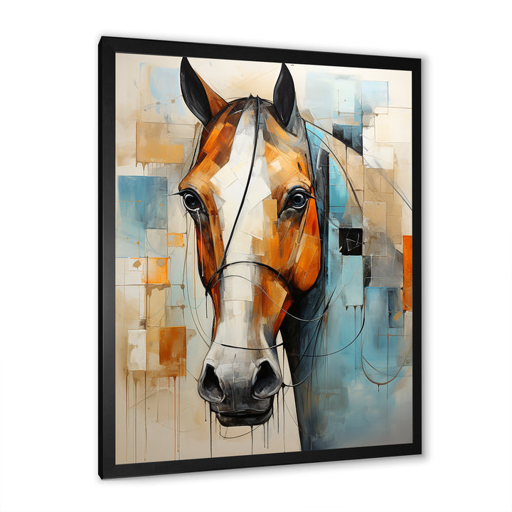 Horse Grace Portrait - Brown Horse Wall Art