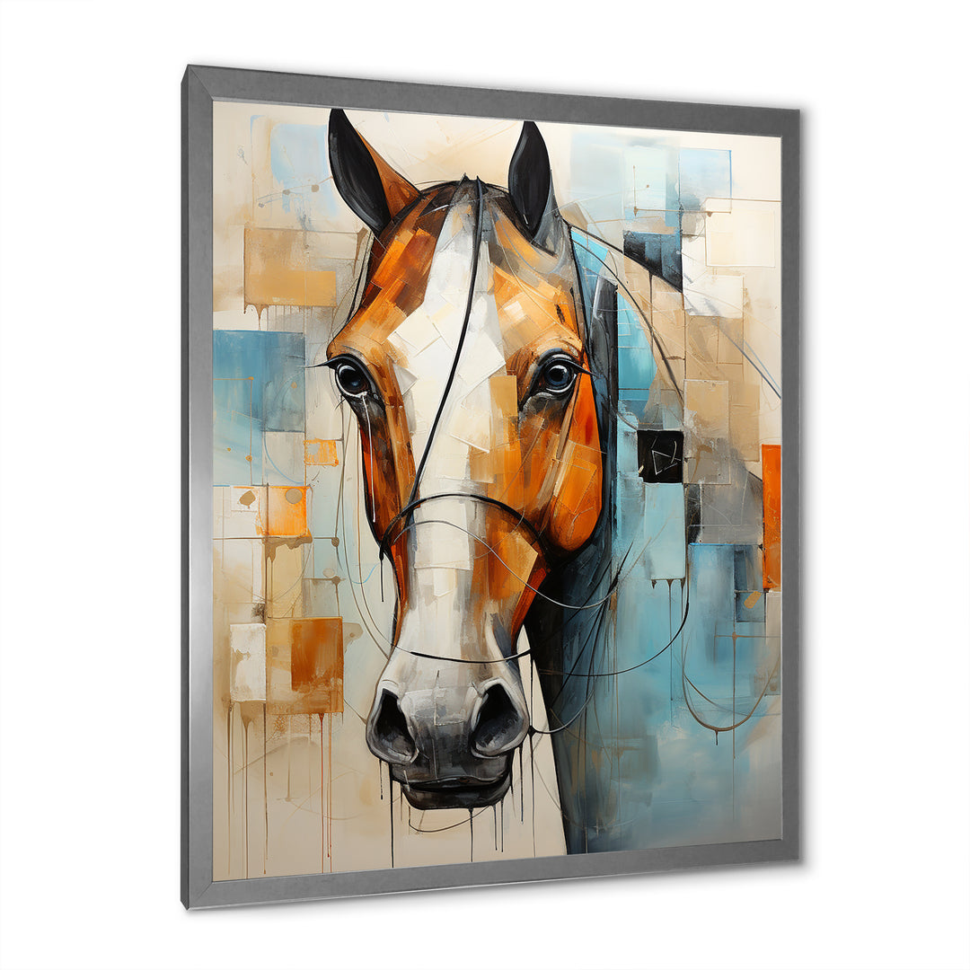 Horse Grace Portrait - Brown Horse Wall Art