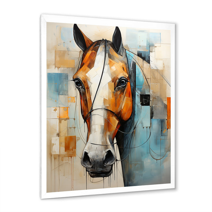 Horse Grace Portrait - Brown Horse Wall Art