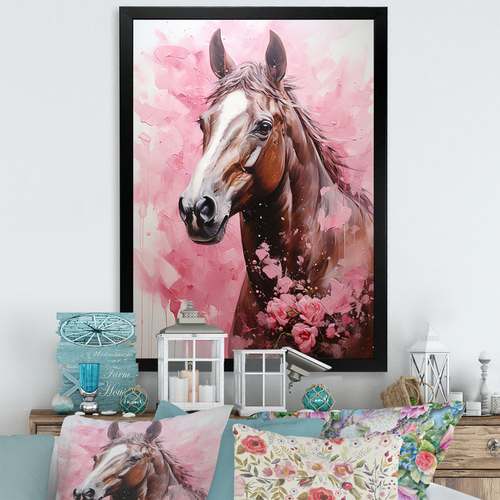 Romantic Horse Companions - Horse Living Room Wall Art