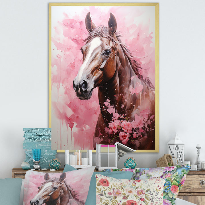 Romantic Horse Companions - Horse Living Room Wall Art