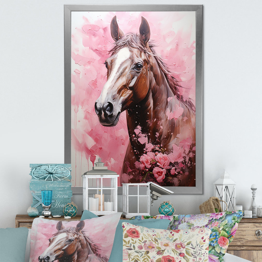 Romantic Horse Companions - Horse Living Room Wall Art