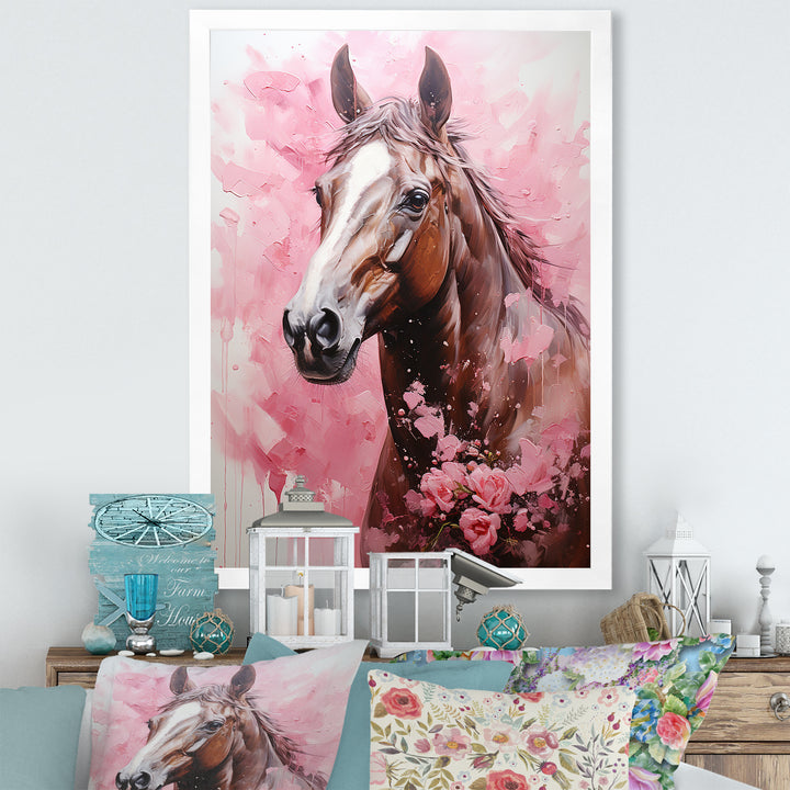 Romantic Horse Companions - Horse Living Room Wall Art