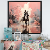 Romanticism Galloping Horse - Horse Canvas Wall Art