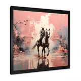 Romanticism Galloping Horse - Horse Canvas Wall Art