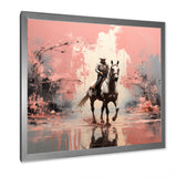 Romanticism Galloping Horse - Horse Canvas Wall Art