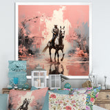 Romanticism Galloping Horse - Horse Canvas Wall Art
