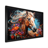 Horse Portrait Street Art - Horse Wall Decor