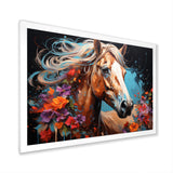 Horse Portrait Street Art - Horse Wall Decor