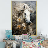Blooming Surreal Equine Portrait - Horse Wall Art Prints