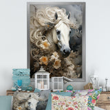 Blooming Surreal Equine Portrait - Horse Wall Art Prints