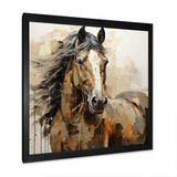 Horse Symbolic Freedom - Animals Canvas Wall Art