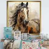 Horse Symbolic Freedom - Animals Canvas Wall Art